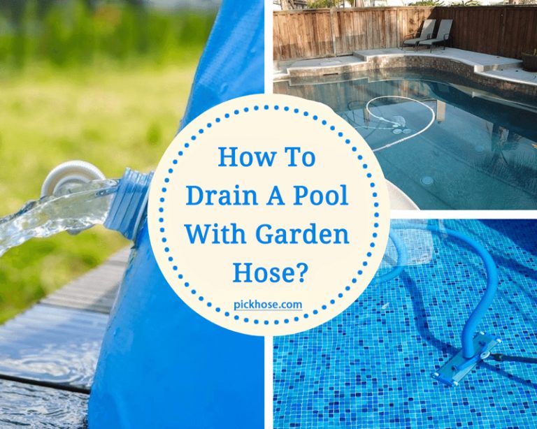 How to Drain a Pool With a Garden Hose?