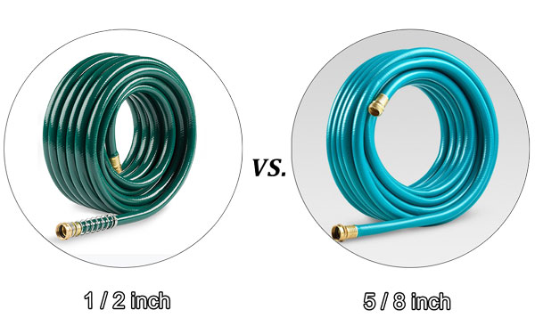1/2 vs 5/8 garden hose: which is better